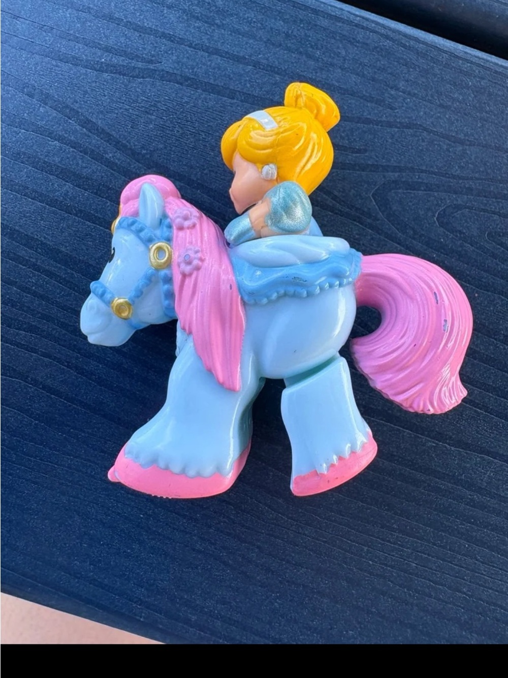 Disney Princess Cinderella Klip Klop Horse Little People Fisher Price toy - Picture 3 of 4